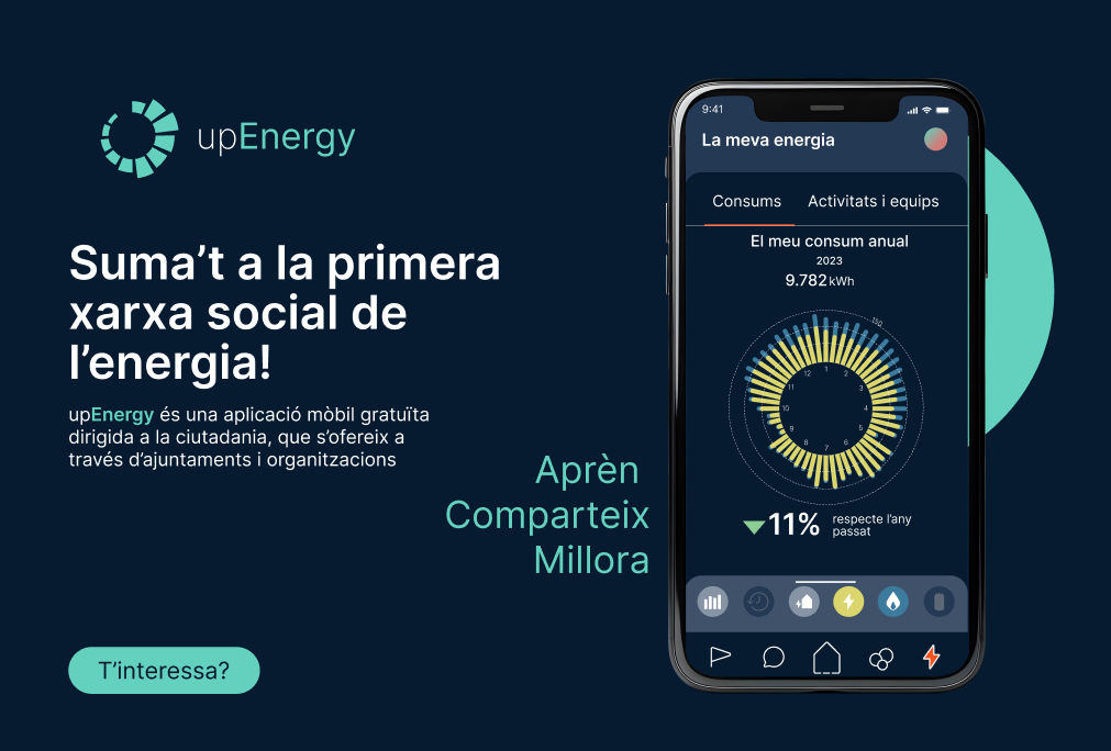 upEnergy App Mockup